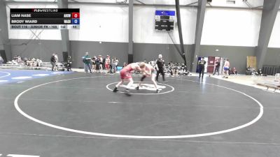 Junior FK - 165 lbs Cons. Round 2 - Brody Wiard, Washington vs Liam Hase, Alaska Battle Cats Wrestling Club