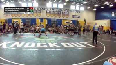 165 lbs Semis & Wb (16 Team) - Konstantin Khaspekian, Braves WC vs Oscar Binkowski, Naperville Central