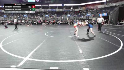 122.8-133.8 lbs Consi Of 16 #1 - Morgan Mietchen, Wellsville Kid Matters vs Temperance Lowe, Na