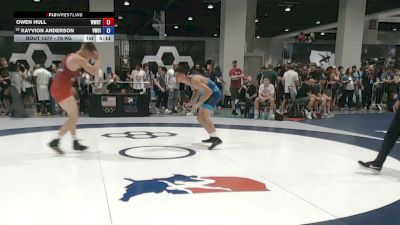 79 kg Champ. Rd Of 128 - Owen Hull, Wyoming Wrestling Reg Training Ctr vs Xayvion Anderson, Viking Wrestling Club (IA)