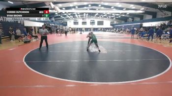 141 lbs Finals (2 Team) - Ryan Brown, York vs Corbin Hutchison, Messiah