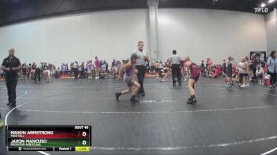 80 lbs Round 3 - Jaxon Mancuso, Predator Wrestling vs Mason Armstrong, Tech Fall