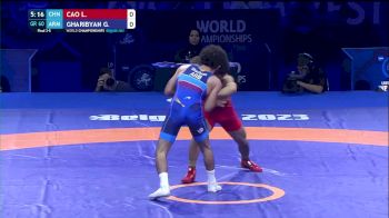 60 kg Final 3-5 - Liguo Cao, China vs Gevorg Gharibyan, Armenia