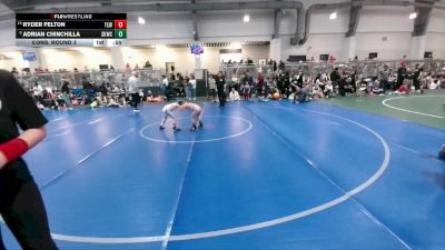 44 lbs Cons. Round 3 - Ryder Felton, Takedown Elite Wrestling vs Adrian Chinchilla, Spring Klein Wrestling Club