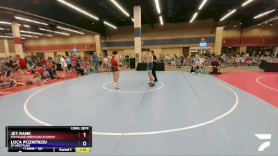 157 lbs Cons. Semi - Jet Rank, Tom Eagle Wrestling Academy vs Luca Pozhitkov, 3F Wrestling