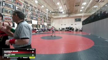 119-122 lbs Round 3 - Dillon Long, Roosevelt vs Kameron Skaer, Castle View