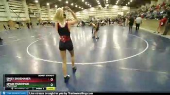 100 lbs Champ. Round 1 - Emily Shoemaker, Juab vs Emeri Mortimer, Springville