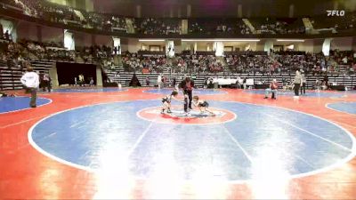 42 lbs Semifinal - Wyatt Prichard, Roundtree Wrestling Academy vs Delilah Dawson, Richmond Hill Wrestling Club