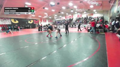 170 lbs Cons. Round 3 - Sadie Ziemer, Olympian vs Anneath Pineda, Eisenhower