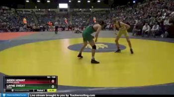 6A - 126 lbs Cons. Round 1 - Aiden Howat, Olathe South vs Layne Sweat, Derby