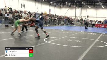 125 lbs C Of 16 #2 - Sulayman Bah, Columbia vs Bridger Ricks, Utah Valley