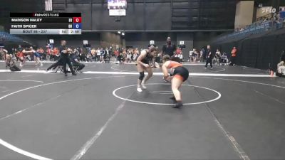 207 lbs Cons. Round 3 - Madison Haley, Friends University vs Faith Spicer, Ottawa University