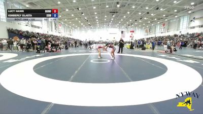 120 lbs Quarterfinal - Kimberly Olaeta, SV Saber Den Wrestling vs Lucy Hawn, Divas Of Destruction Wrestling Club