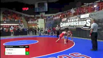 126 lbs Quarterfinal - Braeden Moore, Tonganoxie vs Treyton Pelnar, McPherson