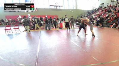 215 lbs Quarterfinal - Edgar Rubio, El Paso Del Valle vs Anthony Villegas, El Paso Burges