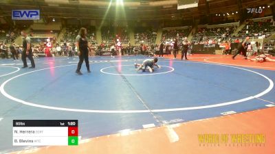 80 lbs Quarterfinal - Nixon Herrera, OCRTC vs Brooks Blevins, WTC