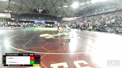 4A 152 lbs 7th Place Match - Tayten Cissne, Chiawana vs Trenton Miller, Wenatchee