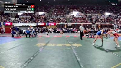 G - 170 lbs Quarterfinal - Rylee Murgel, Helena Girls vs Ava Hanson, Malta Girls