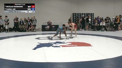 57 kg Cons. Rd Of 32 - Nicolas Enzminger, MATPAC vs Cadell Lee, West Point Wrestling Club