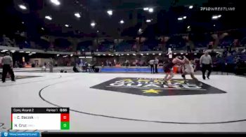 160 lbs Cons. Round 2 - Caleb Baczek, Libertyville vs Noah Cruz, Sandburg