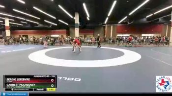 132 lbs Champ. Round 2 - Sergio LeFebvre, Texas vs Garrett McChesney, KT 3 Style Wrestling Club