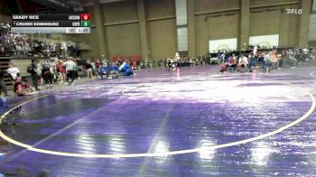 120 lbs Champ. Round 3 - Cruzer Dominguez, Creighton Prep vs Graidy Rice, Jackson