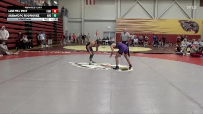 125 lbs Semifinal - Jase Van Pelt, Cornell College vs Alejandro Rodriguez, North Iowa Area Community College