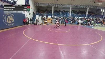 132 lbs Semifinal - Kinli Bitton, Rocky Mountain Middle School vs Nova Burbank, Powell Middle School