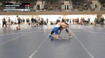 189 Championship Bracket Champ. Round 2 - Abram Gordhamer, Apple Valley vs Logan Myers, Eastview