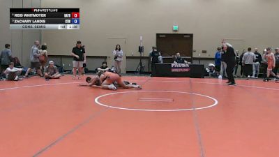 190 lbs Cons. Semis - Reid Whitmoyer, Haines Trained vs Zachary Landis, Coco Trained Wrestling