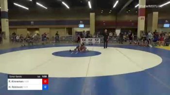 60 lbs Consolation - Regan Kinneman, Thorobred Wrestling Club vs Hayden Robinson, Thermopolis Wrestling Club