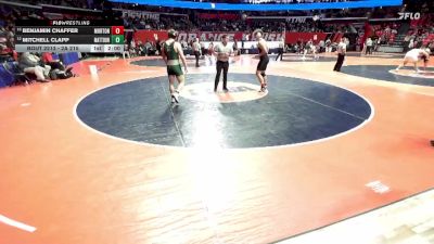 2A 215 lbs Cons. Round 1 - Mitchell Clapp, Mattoon vs Benjamin Chaffer, Morton