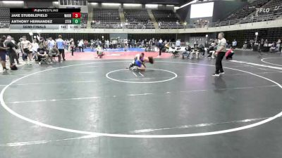 171 lbs Semifinal - Jake Stubblefield, Warrenton vs Anthony Hernandez, Sterling