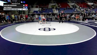 157 lbs Champ. Rd Of 128 - Braylen Woodard, WA vs Dax Fegley, MI
