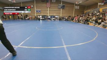 157 lbs Champ. Round 1 - Christopher Moore, Arizona Christian University vs Sam Humphrey, Embry-Riddle (Ariz.)