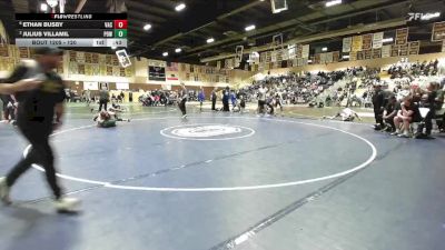 120 lbs 5th Place Match - Ethan Busby, Vacaville vs Julius Villamil, Poway