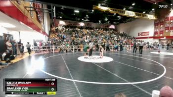 119-128 lbs Semifinal - Kaluha Woolsey, Greybull MS vs Brayleigh Vigil, Lincoln Middle School