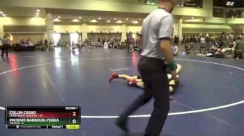 182 lbs Round 1 (10 Team) - Collin Casad, Terre Haute South (1) vs Phoenix Barbour-Yerka, Yuligan