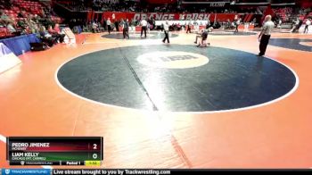 3A 150 lbs Cons. Round 2 - Liam Kelly, Chicago (Mt. Carmel) vs Pedro Jimenez, McHenry