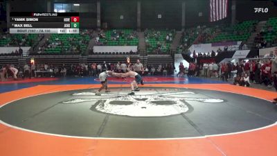 7A 150 lbs Semifinal - Yanik Simon, Huntsville vs Max Bell, James Clemens HS