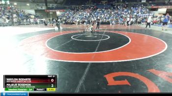 84 lbs Champ. Round 2 - Waylon Rodarte, Mat Demon Wrestling Club vs Majeur Rosemon, Clark County Youth Wrestling