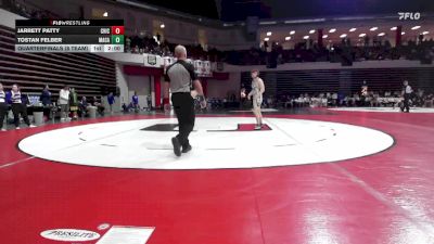 132 lbs Quarterfinals (8 Team) - Jarrett Patty, CHICKASHA vs Tostan Felber, MACARTHUR