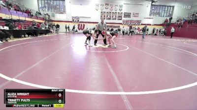 120 lbs Cons. Round 2 - Trinety Fults, TRENTON vs Aliza Wright, GALLATIN