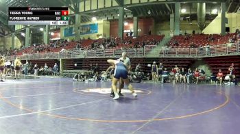 145 lbs Round 3 (6 Team) - Tierra Young, Manhattan HS vs Florence Haynes, Grand Island JV