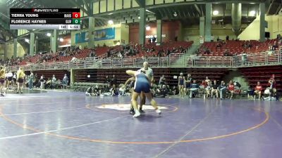 145 lbs Round 3 (6 Team) - Tierra Young, Manhattan HS vs Florence Haynes, Grand Island JV