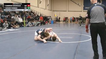 215 lbs Final - Cameron Gronholm, East Lyme/Norwich Tech vs August Furman, Wilton