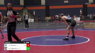 165 lbs Consi Of 8 #2 - Kyle Mosher, Columbia vs Gunner Filipowicz, Army West Point