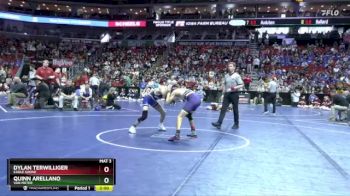 2A-106 lbs Champ. Round 1 - Dylan Terwilliger, Eagle Grove vs Quinn Arellano, Van Meter