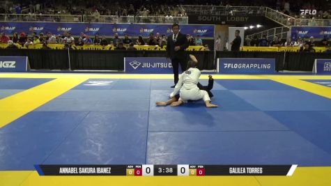 Annabel Sakura Ibanez vs Galilea Torres 2026 Pan Kids Jiu-Jitsu IBJJF Championship