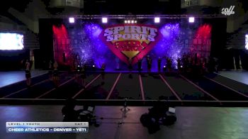 Cheer Athletics - Denver - YET1 [2026 L1 Youth Day 1] 2026 Spirit Sports Colorado Springs Nationals